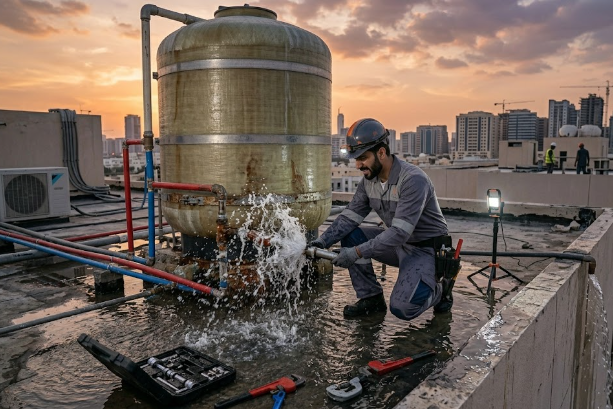 pipefixing in rooftop